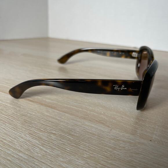 Ray-Ban JACKIE OHH RB4101 710 Cat Eye Tortoise Italy FRAMES ONLY 58-17-135 - Picture 8 of 8